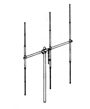Maco M103C een 3-element Yagi beam basis antenne voor de 10M en 11M band