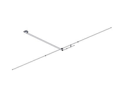 Maco BA1 compacte 10M en 11M antenne voor op het balkon of in de tuin