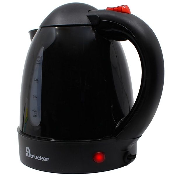 24 Volt 250 watt waterkoker met een inhoud van 1 liter voorzien van controle lampje.