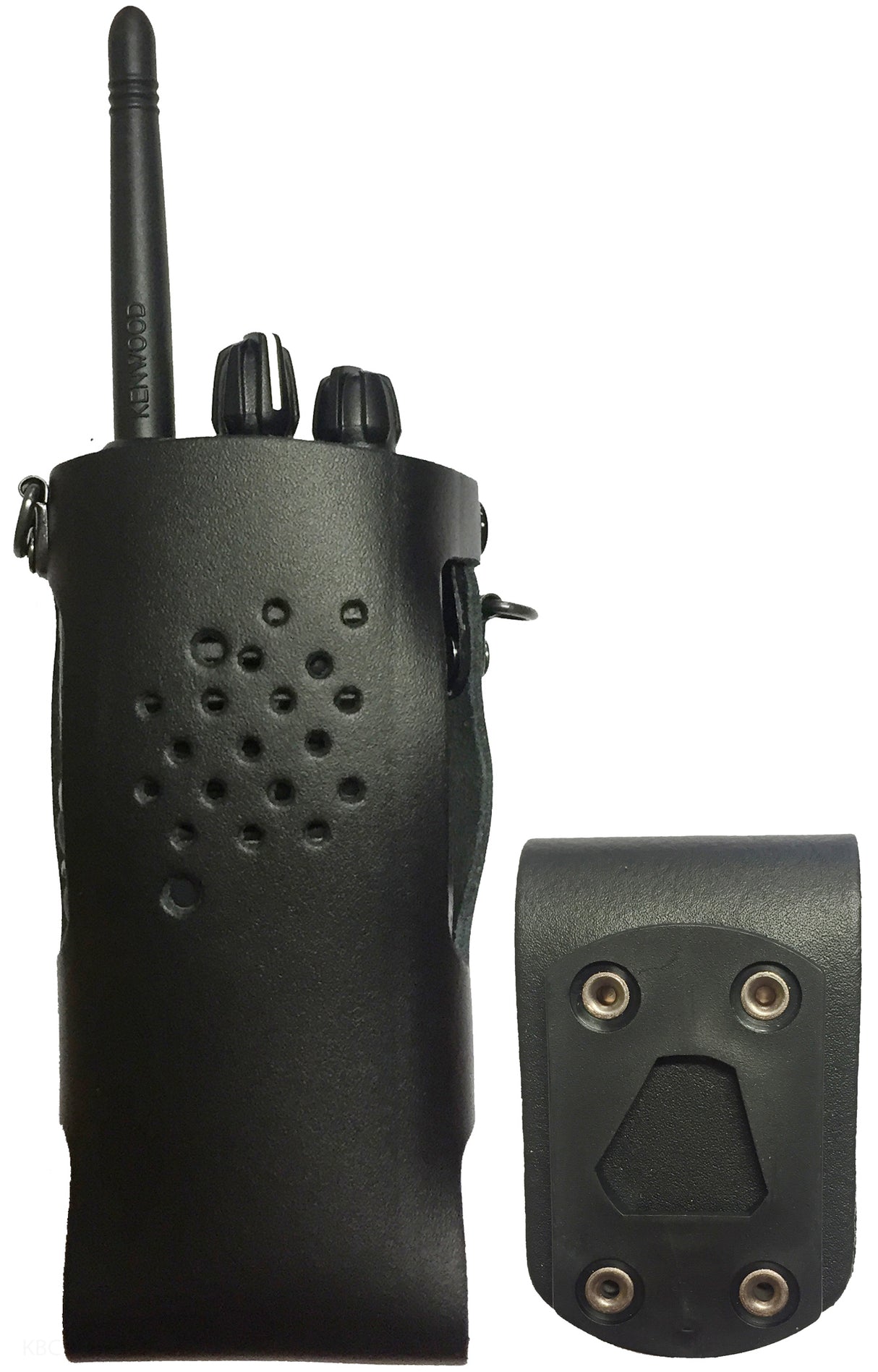 Kenwood CC2720 leren draagtas met riemclip voor TK-3301 portofoon