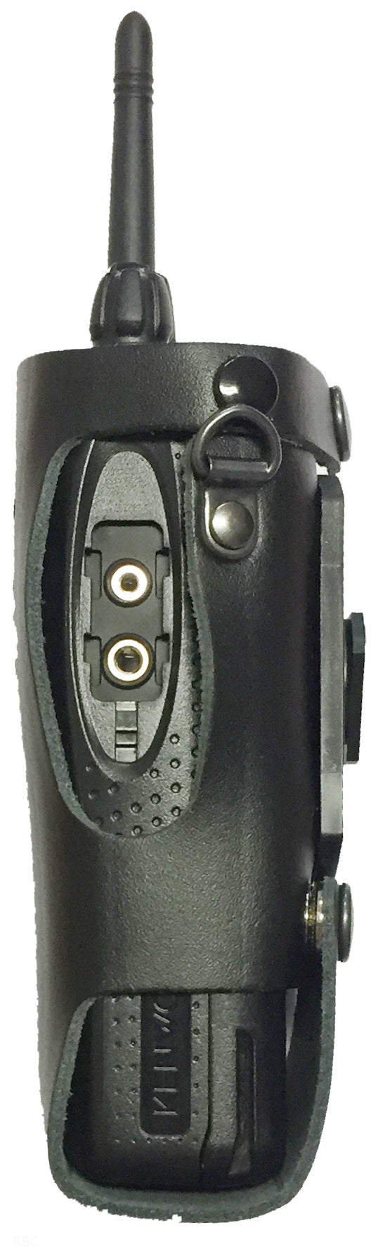 Achterzijde van Kenwood CC2720 met swivel mount voor draagcomfor