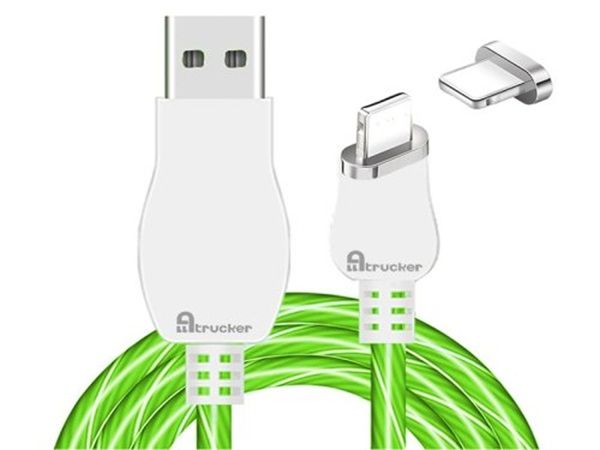 Alltrucker USB naar Apple Lightning kabel met een lengte van 100cm voor het opladen van je Apple apparaat