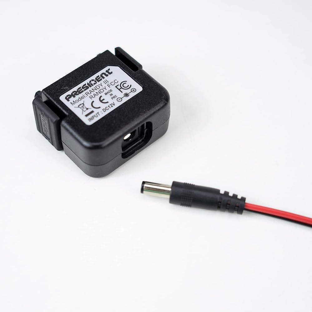 12V lader President ACMR416 voor President Randy-3 en Jerry 27MC portofoons