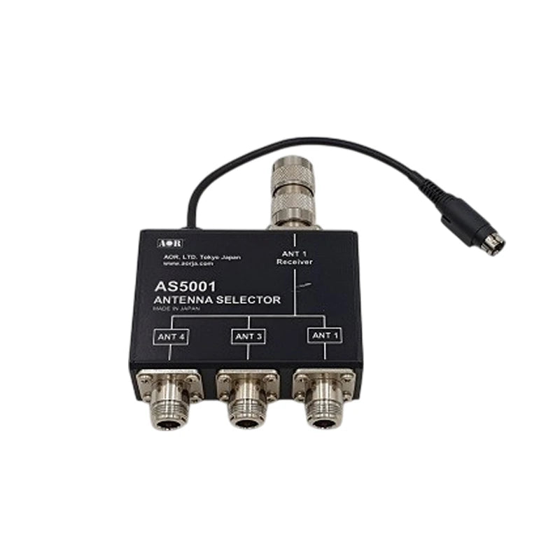 AOR AS-5001 4-weg antenne switch voor de AOR AR-8600 en de AR-5001D
