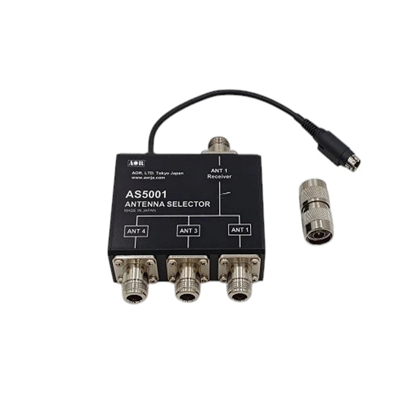 AOR AS-5001 4-weg antenne switch voor de AOR AR-8600 en de AR-5001D