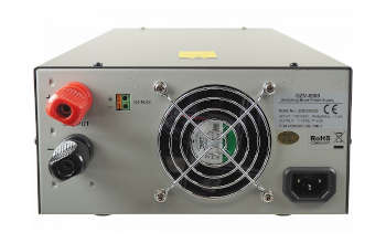 Achterzijde Diamond GZV-6000 schakelende voeding met ventilator en aansluitingen