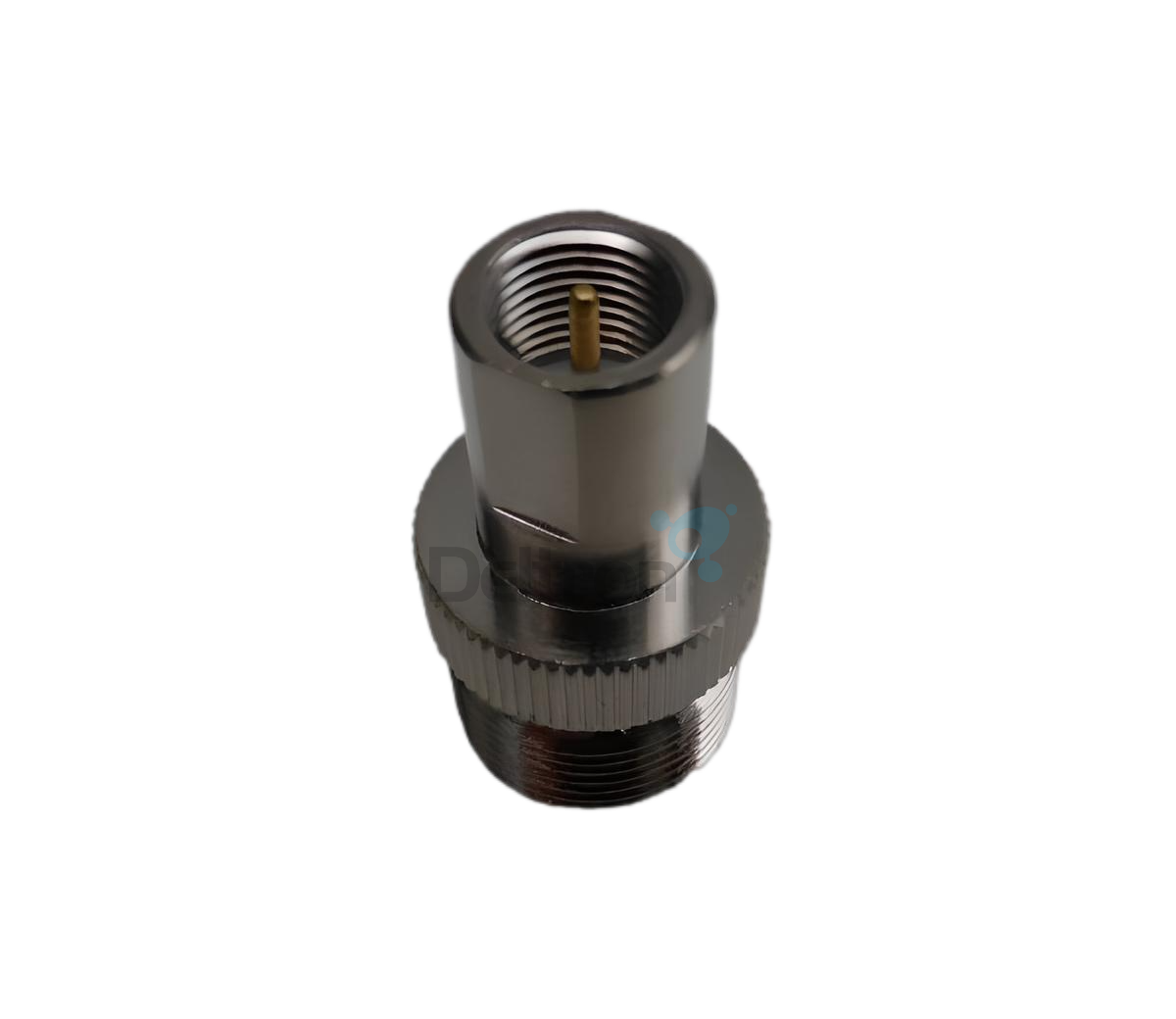 FME-Male naar UHF-Female (SO-239) adapter met vergulde aansluitingen