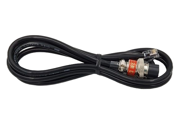 Adonis D6MY microfoonkabel met 6-Pins RJ12 Yaesu bedrading