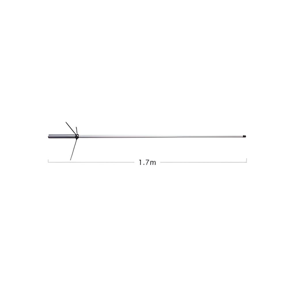 Afmeting van de Diamond BC-200 omnidrectionele UHF/VHF antenne voor 430-490MHz