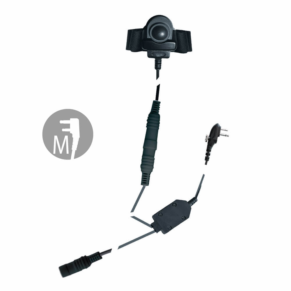 Albrecht BHS-300M 41937 kabelset voor motorhelm headset en portofoon