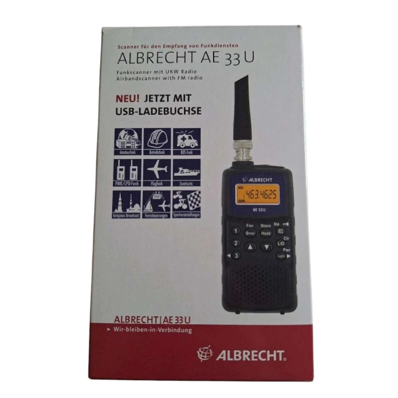 Albrecht AE-33U airband scanner in originele verpakking