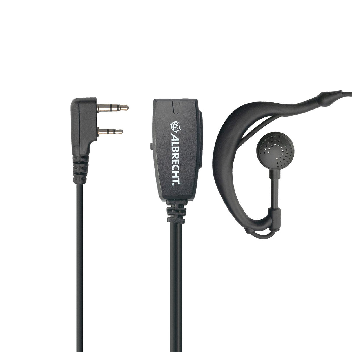 TecTalk Worker 3 portofoon set, de meegeleverde Albrecht oortjes