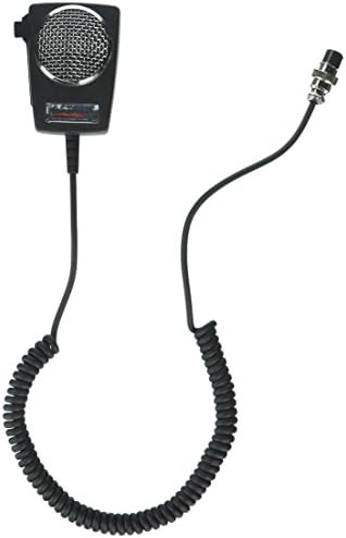 Astatic D104M6B4B handmicrofoon met ingebouwde versterker, spiraalkabel en 4-pins connector voor CB-radio en transceivers