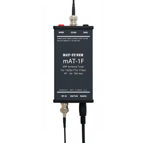 mAT-1F automatische tuner voor Yaesu FTX-1 Field met BNC-aansluiting en ondersteuning voor draad- en coaxantennes
