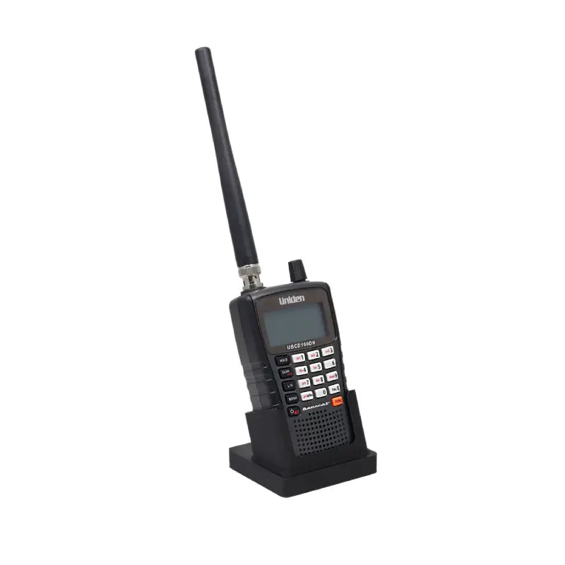Houder om een Uniden Handheld scanner op een tafel of bureau neer te zetten.