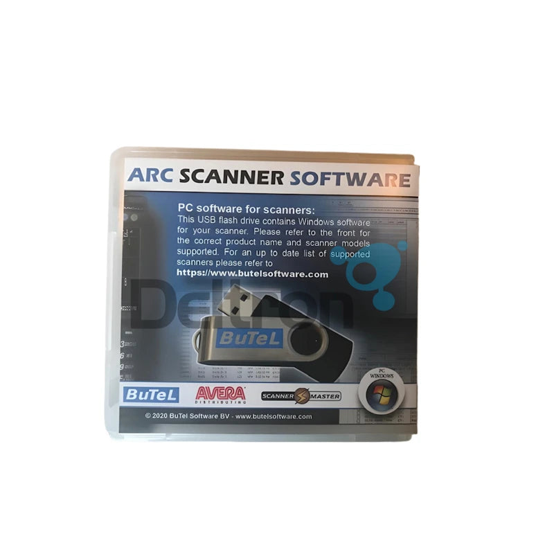 Butel ARC125 software op USB-stick voor de Uniden UBC-125XLT scanner
