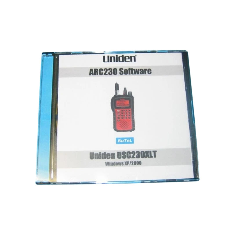 Butel ARC-230 scanner software voor de Uniden USC-230 en USC-230-E