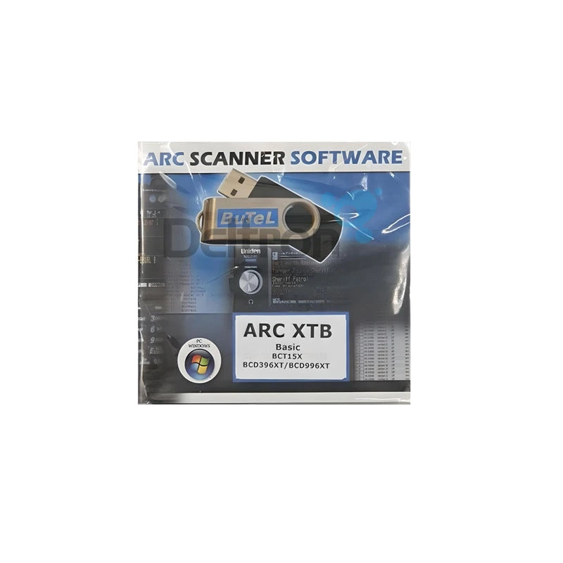 Butel ARC-XT Basic software op voor Uniden BCT15X, BCD396XT, BCD996XT, en BC346XT scanners