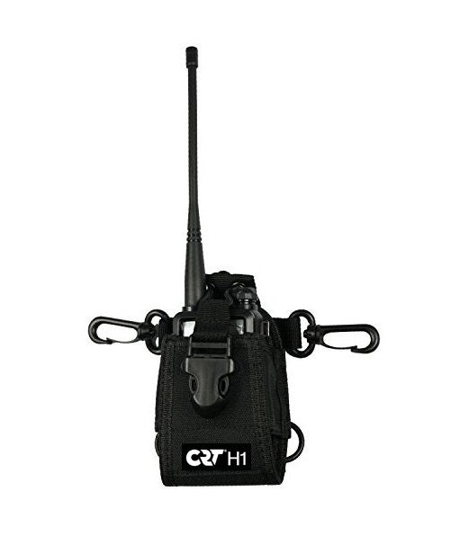 CRT H1 holster met CRT H1 portofoon erin