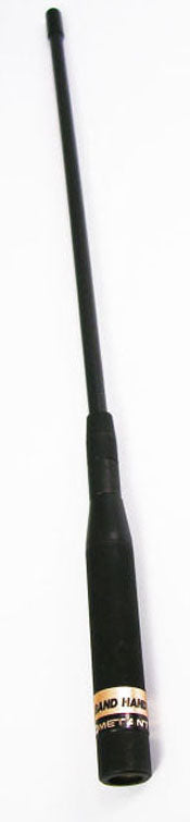 Comet SMA-3 tri-band handheld antenne met SMA-connector en zwarte satijn afwerking