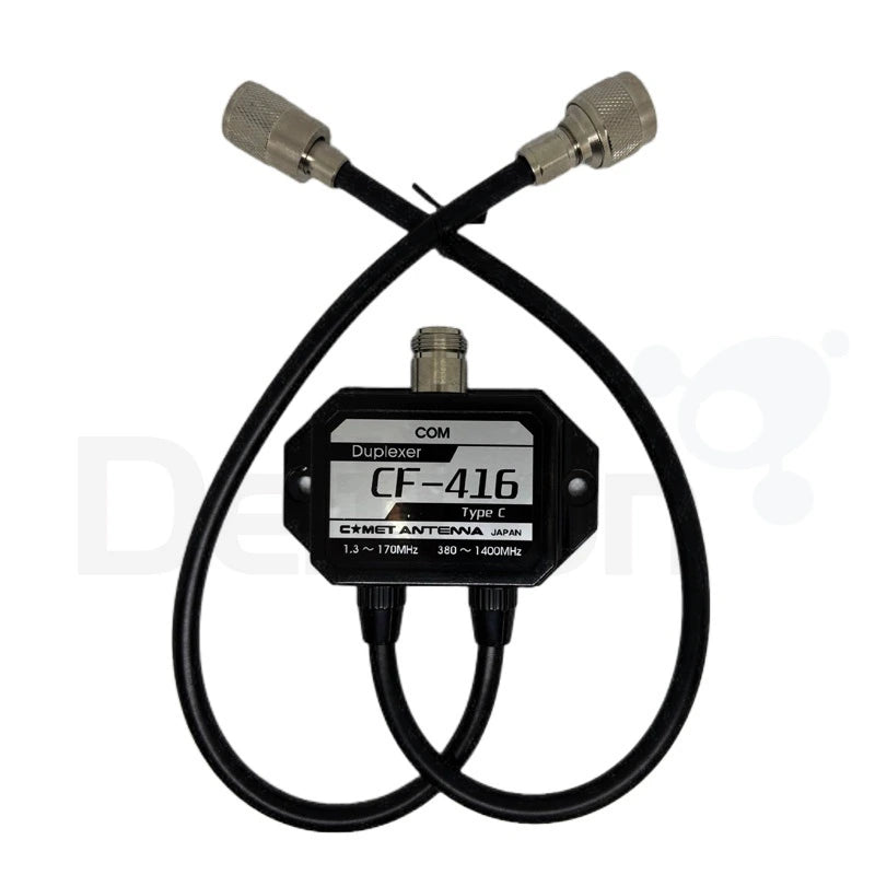 Comet CF-416C duplexer, 1,3-170 MHz en 380-1400 MHz 