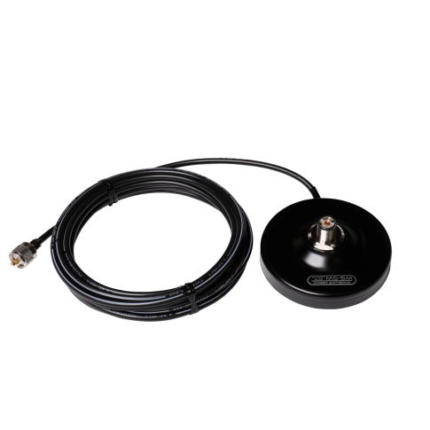Comet MG-5M magnetische antennevoet met 5 meter coaxkabel en een UHF-Mae (PL-259) connector
