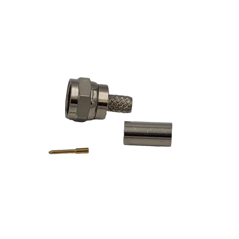 Magnum connector F-Male voor Aircell-5 en RG58 coaxkabels