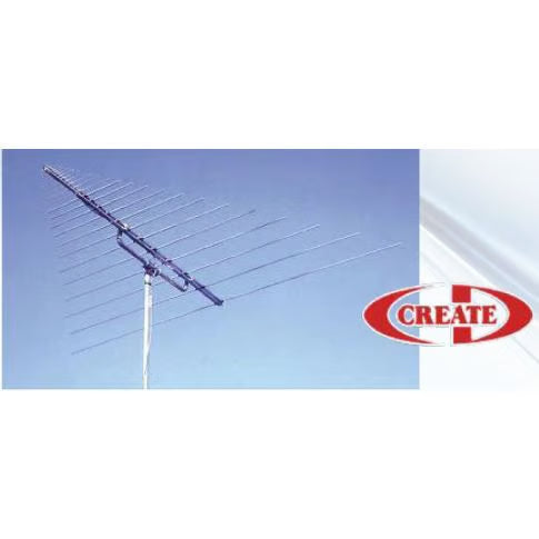 Create CLP-5130-2N Log-Periodic UHF/VHF richtantenne voor 105 tot 1300 MHz voor het zenden en ontvangen