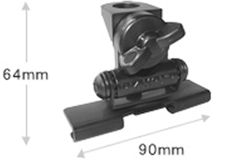 Diamond K415 verstelbare antenne beugel met afmetingen