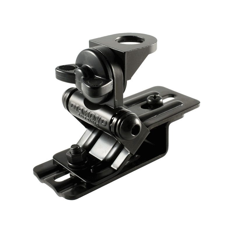 Dianmond K515 is een 2-assige verstelbare antenne beugel voor montage aan dakrail of roofrail van een auto