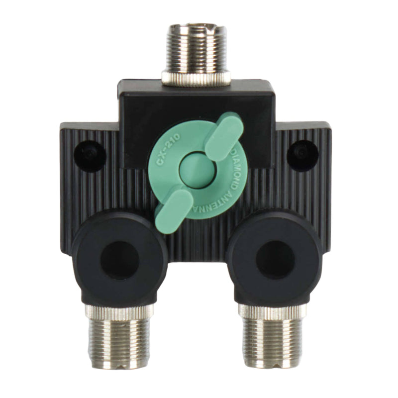 Diamond CX-210A antenne switch met twee SO-239 aansluitingen