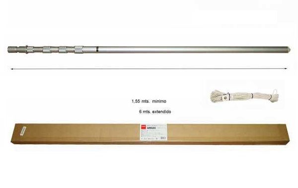 Diamond DA-600 telescopische antennemast met opbergtas en scheerlijn