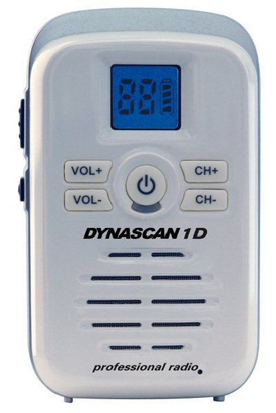 Dynascan 1D vergunningsvrije PMR446 met bediening en klein display