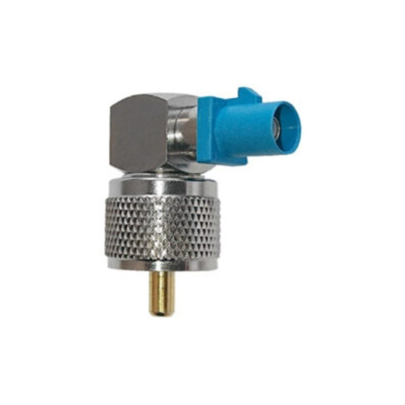 Haakse Fakra-Z-Male naar UHF-Male adapter of verloop connector