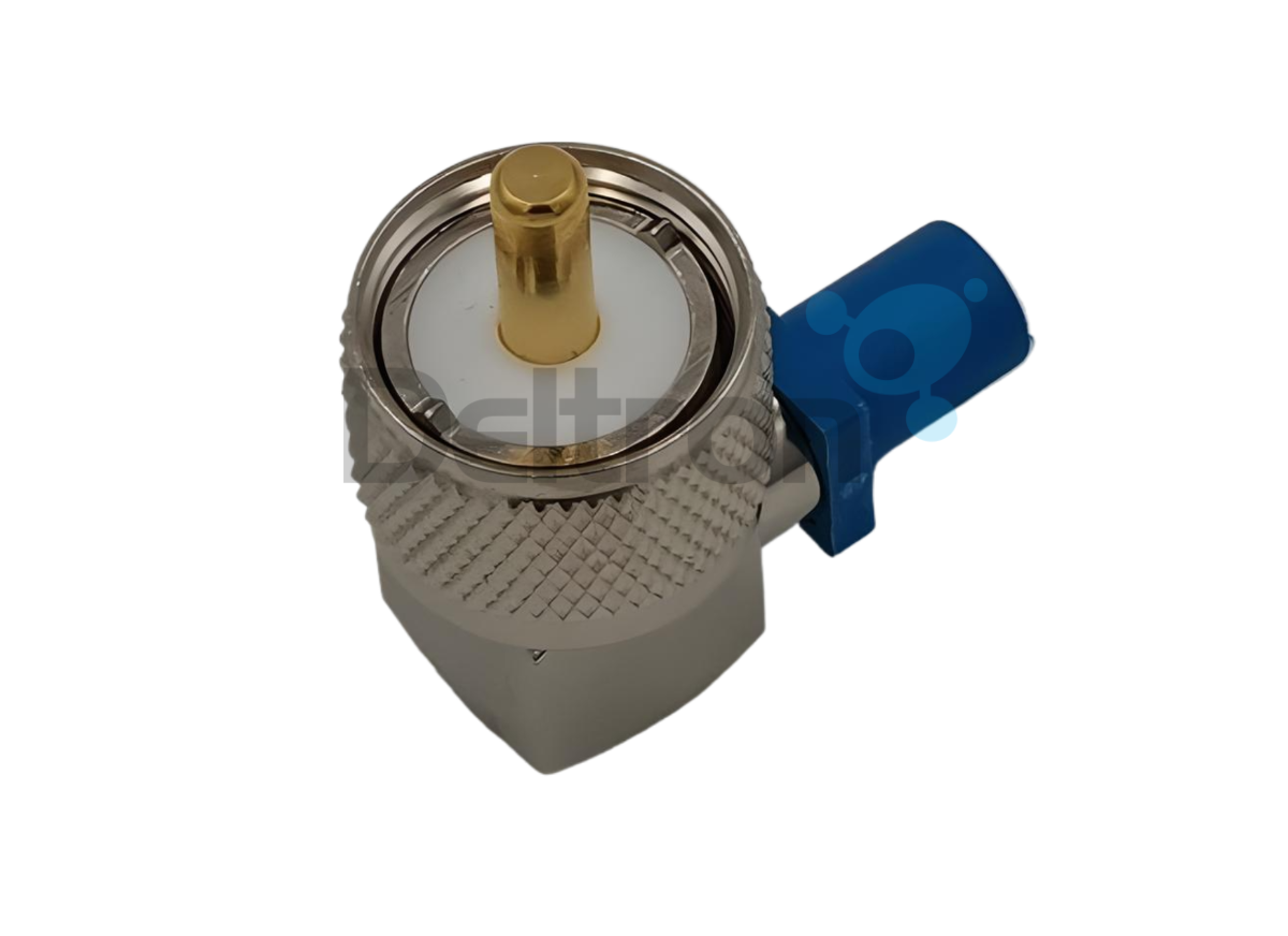 Fakra-Male/UHF-Male neutrale Fakra-Male (Z) die ook op Fakra-Female past