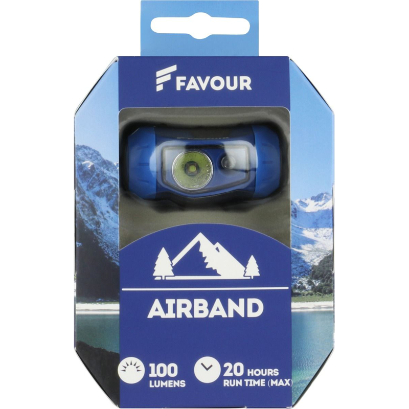 H1411 van Favour een hoofdlamp met 100 Lumen in de originele verpakking