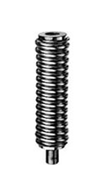 Firestik RVS medium veer met 3/8x24 draad aansluiting voor veiligheidsvlaggenstok of antenne