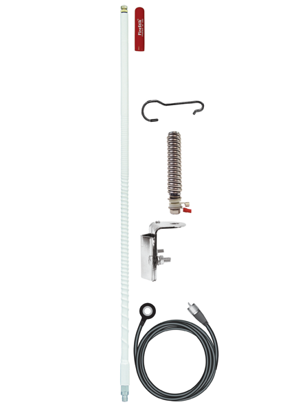 Firestik FG2-648 NGP mobiele 27MC antenne in de kleur wit