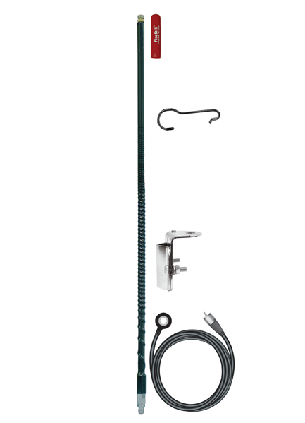 Firestik FG3-648 NGP 27MC-antenne zwart met accessoires
