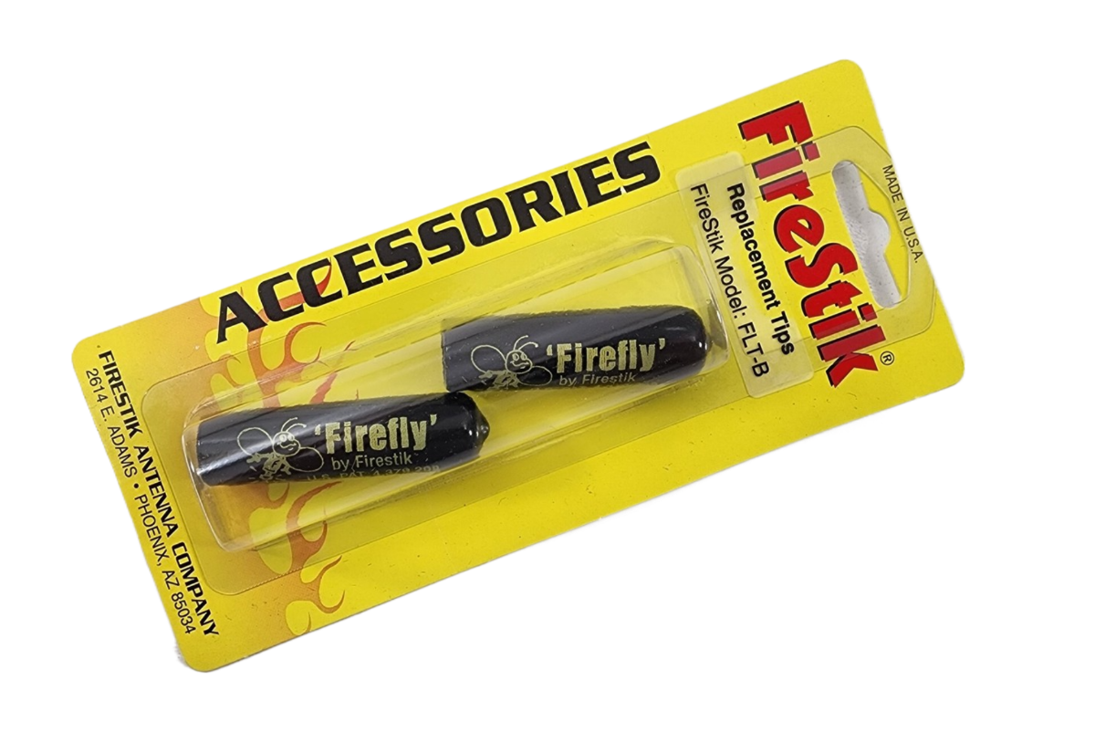 Firestik FLT-B set van twee zwarte antennetopjes in de originele verpakking