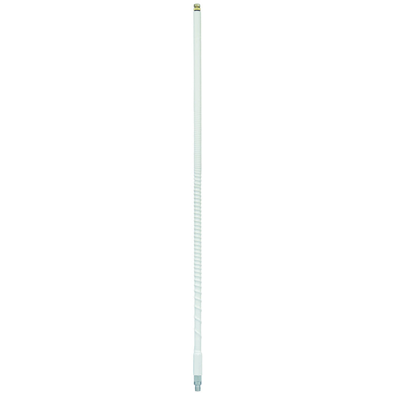 Firestik FL4 27MHz antenne van glasvezel in de kleur wit met afstelbare top