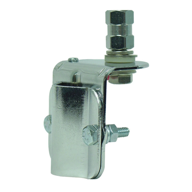 Firestik K-64 antennebeugel voor montage van een Firestik antenne of veiligheidsvlag aan onder andere een spiegel van een voertuig