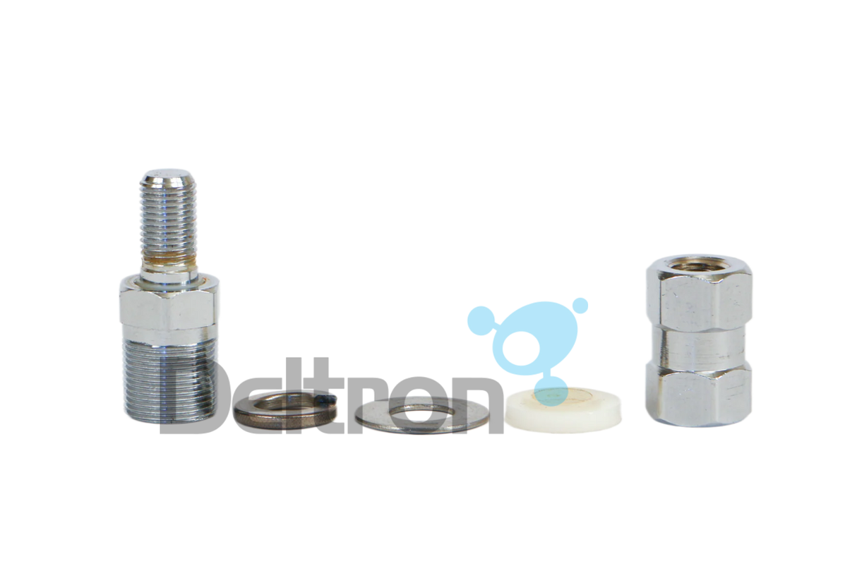 Verchroomde Firestik K-4A antenne adapter met SO-239 aansluiting