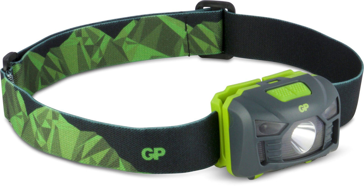 GP CH34 hoofdlamp met verstelbare band voorzien van een sensor