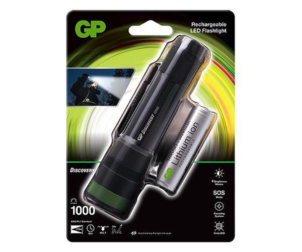 GP CR42 1000 lumen zaklamp in de originele verpakking