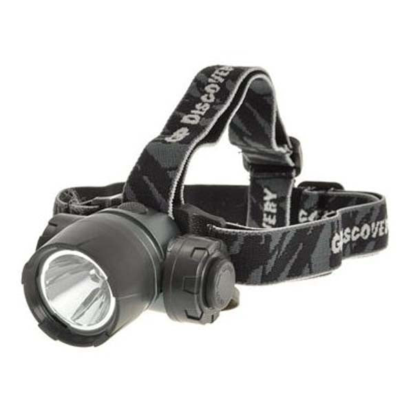 GP discovery richtbare hoofdlamp met richtbare rode en witte ledverlichting aan een verstelbare hoofdband