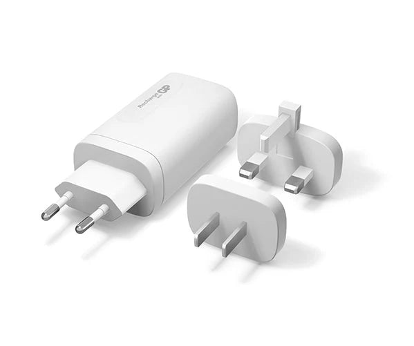 GP lader met 3-poorten en EU, UK en CN adapter
