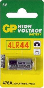 GP476A 6 Volt Alkaline batterij ook wel aangeduid met PX28A, A544, 4LR44, V4034PX