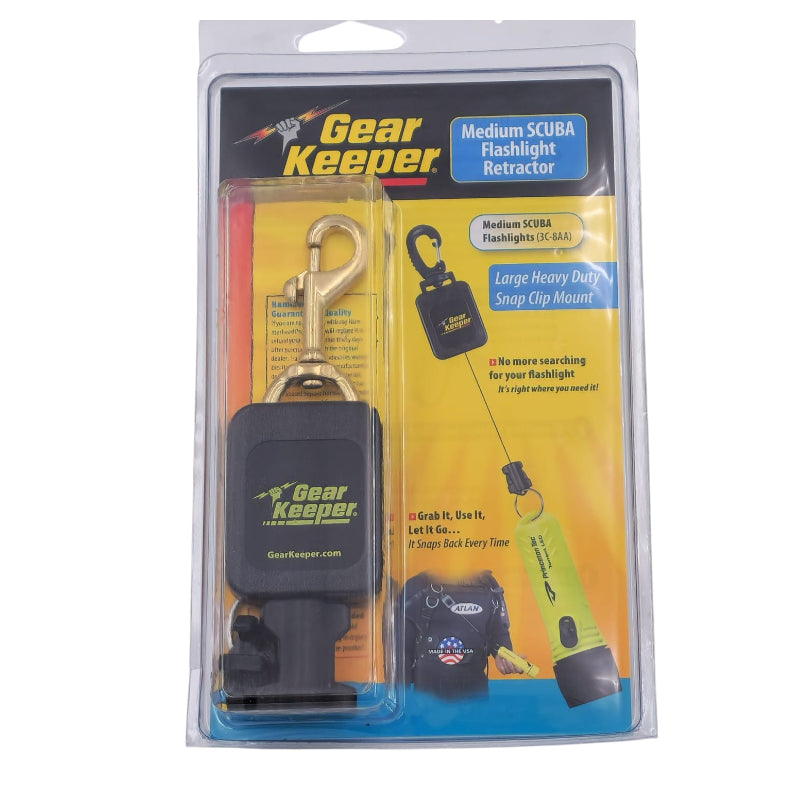 Gear Keeper RT4-5984 retractor met Quick Connect-II accessoire voor duiklampen en andere tools tot 453gram