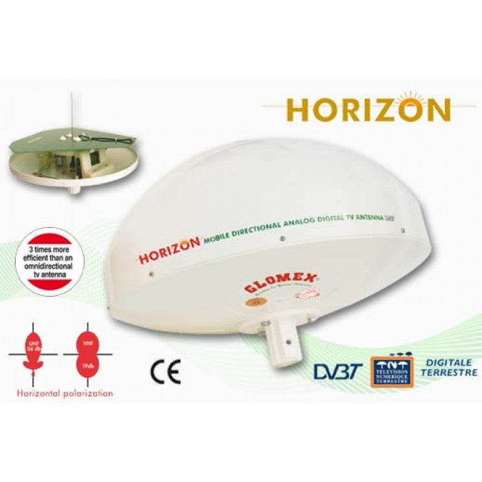 Glomex Horizon directionele antenne met dubbele versterking en infrarood afstandsbediening voor optimale signaal ontvangs